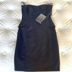 Black Strapless Dress